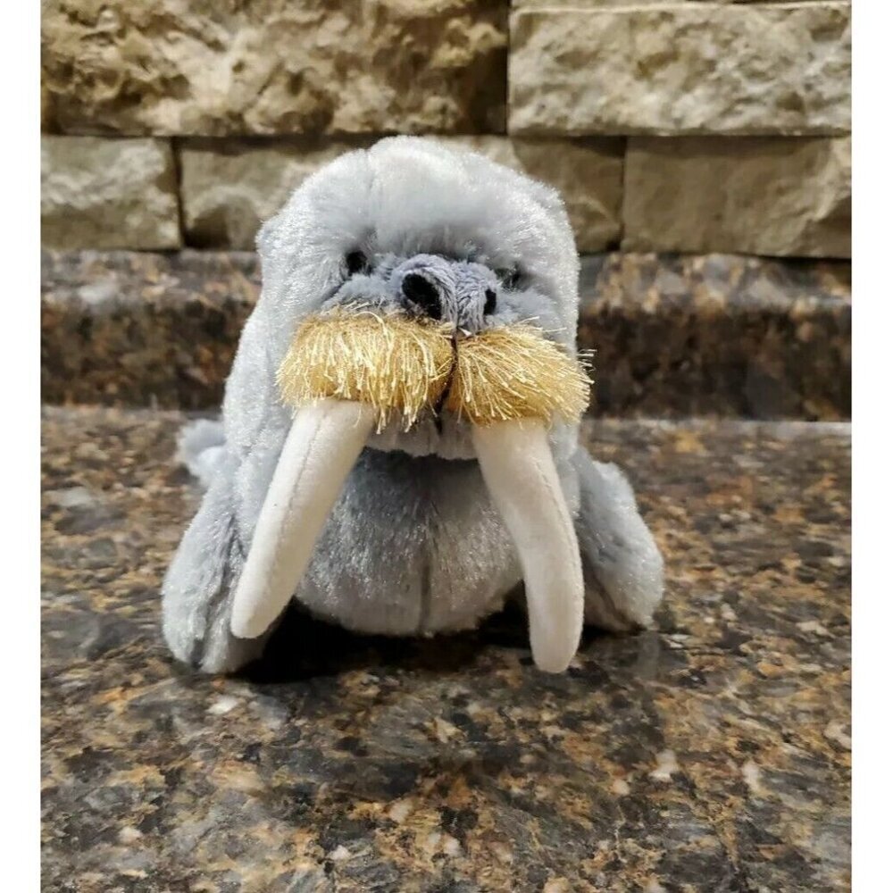 Ganz Webkinz WALRUS HM332 Plush Toy Stuffed Animal No Code GUC 10”